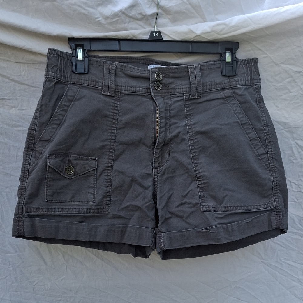 Women's Gray Cargo Shorts
